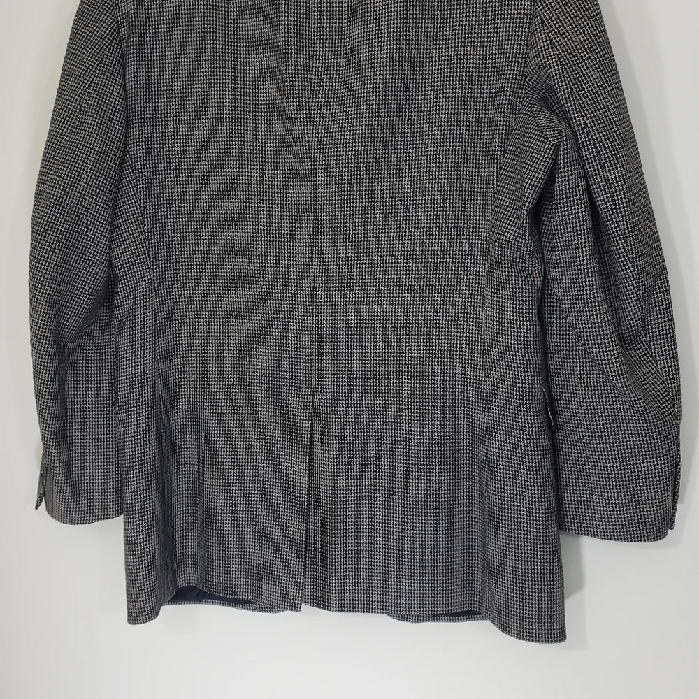 Jos. A. Bank Wool/Silk Checked Blazer, Size 41L